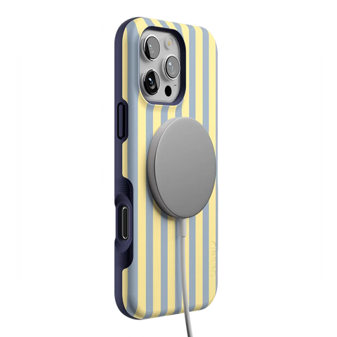 Coastline Stripes | Blue & Yellow Case