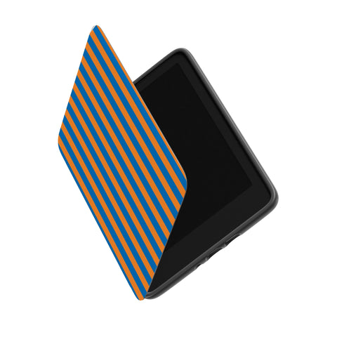Go New York | Blue & Orange Stripes Kindle Case