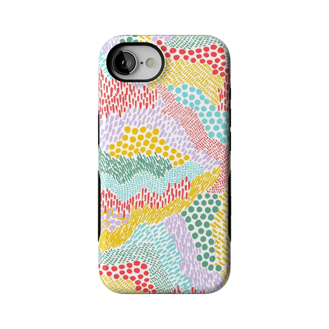 Color Me Happy | Pattern Colorblock Case