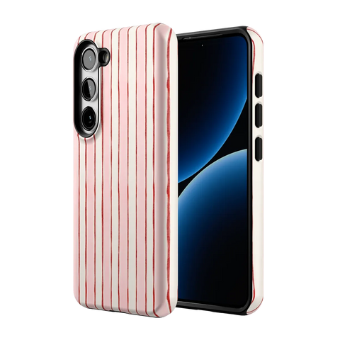 Pretty in Pastel | Blush Stripes Case