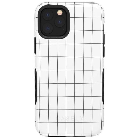 Off the Grid | White & Black Lined Case