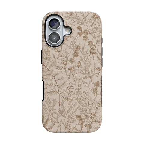 Beige Garden | Neutral Floral Case