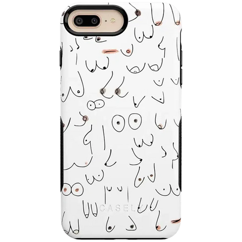 I'm With Her | Black & White Boobs Case
