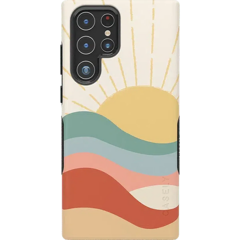 Here Comes the Sun | Colorblock Sunset Samsung Case