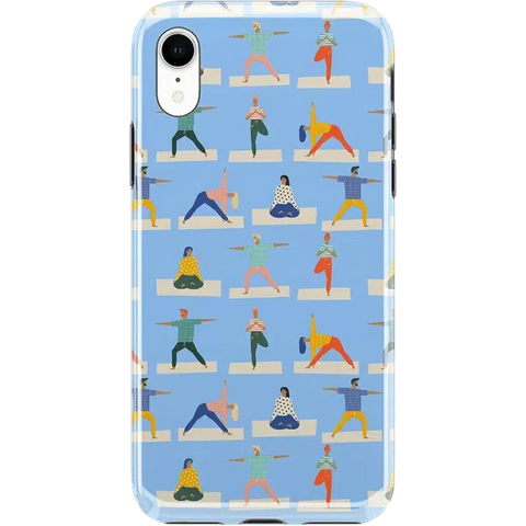 Go with the Flow | Light Blue Yoga Case