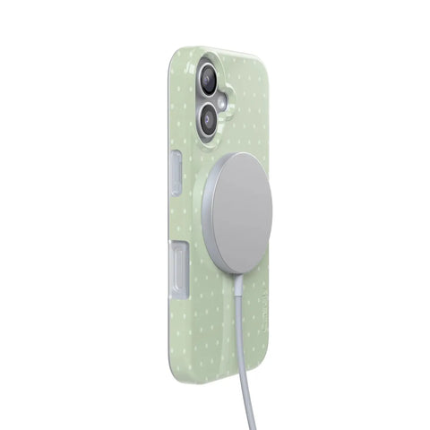 On the Dot | Green Polka Dot Case
