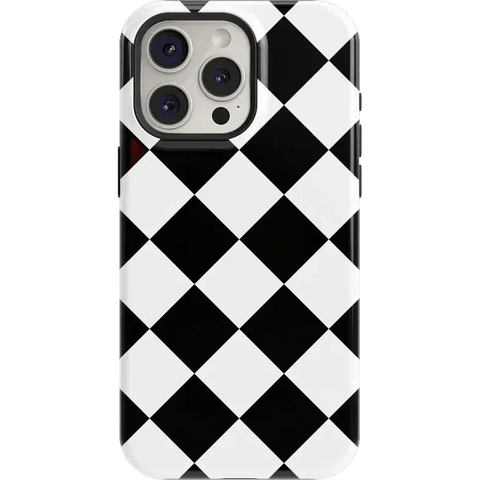 Black Checkerboard | High Contrast Design Case