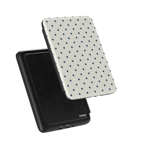 Tiny Stars | Blue & White Kindle Case
