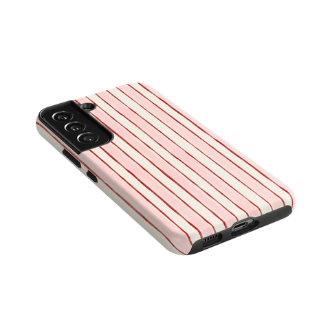 Pretty in Pastel | Blush Stripes Case