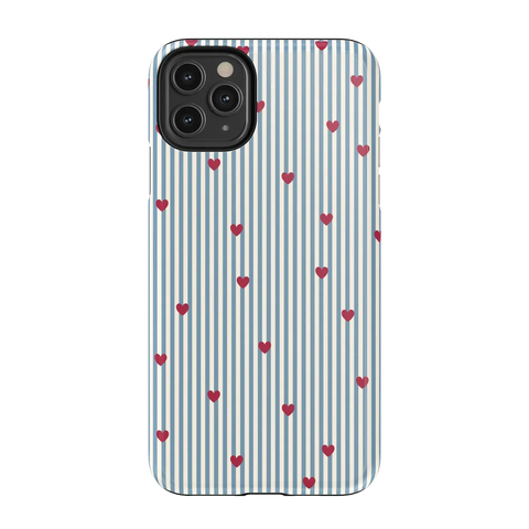Love Lines | Blue Stripes Case