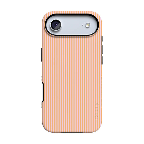Stripes and the City | Orange & Pink Pinstripe Case