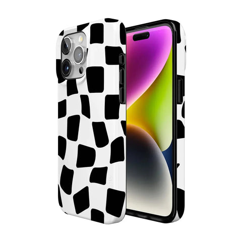 Funky Checkerboard | High Contrast Design Case