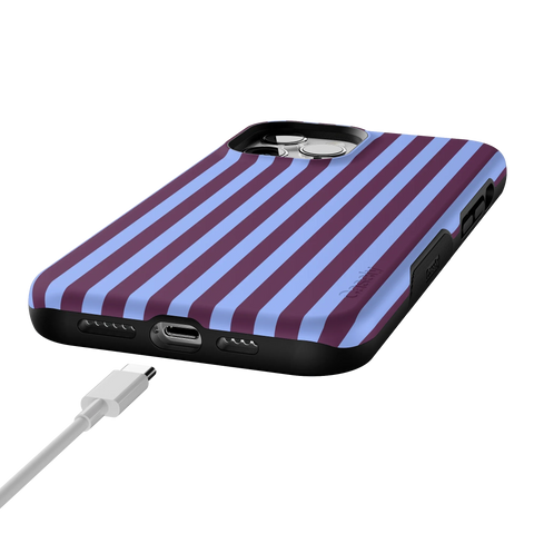 Perfect Stripes | Purple & Blue Stripes Case