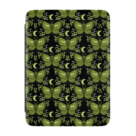 Mystic Moths | Green Twilight Kindle Case