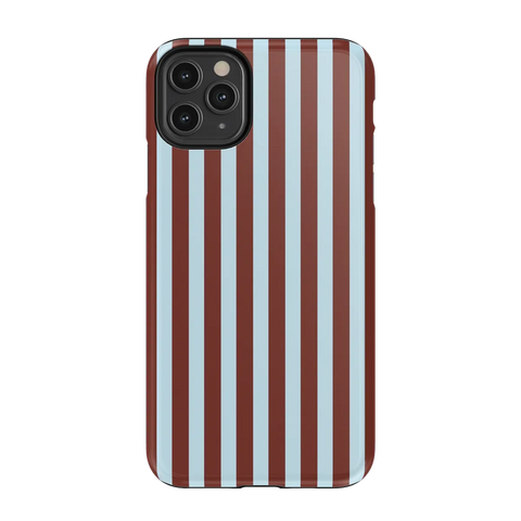 Sunday in Brooklyn | Blue Stripes Case