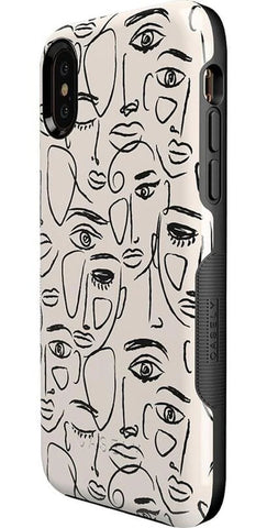 We're All Human | Minimal Face Art Case