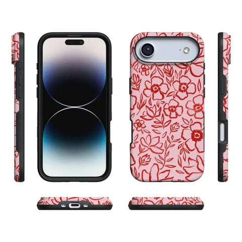 Blush Garden | Floral Doodle Case