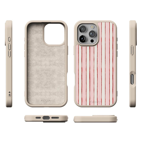 Pretty in Pastel | Blush Stripes Case