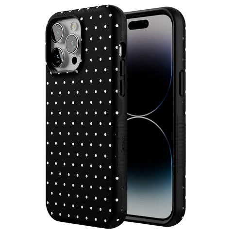 On the Dot | White Polka Dot Case