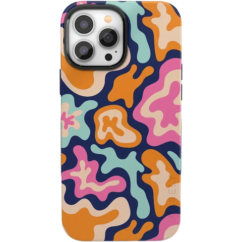 Midnight Color Splash | Abstract Retro Case