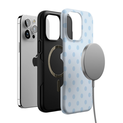 Spotted in SoHo | Light Blue Polka Dot Case