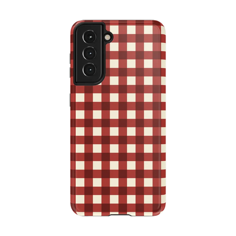 Checked Twice | Red Plaid Case