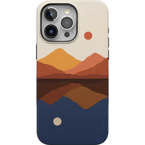 Opposites Attract | Day & Night Colorblock Mountains Case