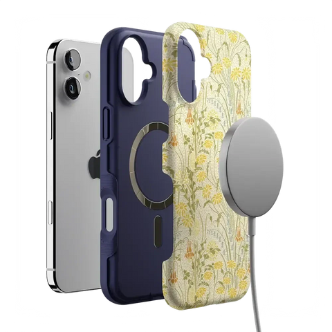 Boho Blooms | Golden Floral Case