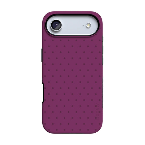 On the Dot | Plum Polka Dot Case