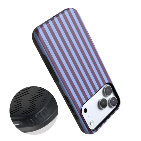 Perfect Stripes | Purple & Blue Stripes Case