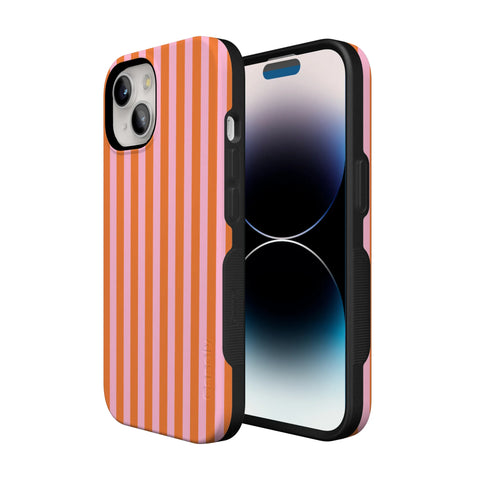 Perfect Stripes | Orange & Pink Stripes Case