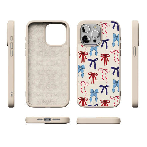American Girlie | Red White & Blue Bows Case