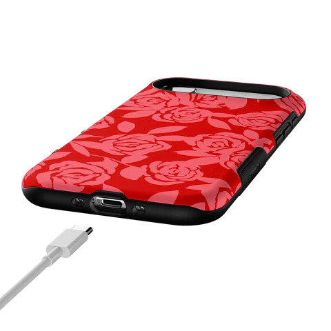 Final Rose | Red & Pink Floral Case