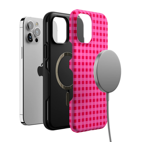 Sweet Jam | Hot Pink Gingham Case