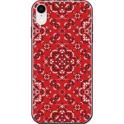 I'm with the Band | Red Bandana Print Case