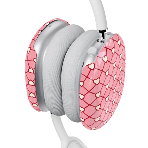 Love Locks | Pink Hearts AirPods Max Case