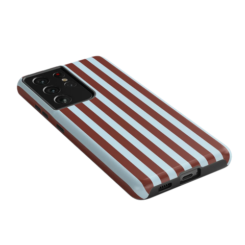 Sunday in Brooklyn | Blue Stripes Case