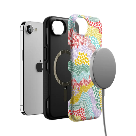 Color Me Happy | Pattern Colorblock Case