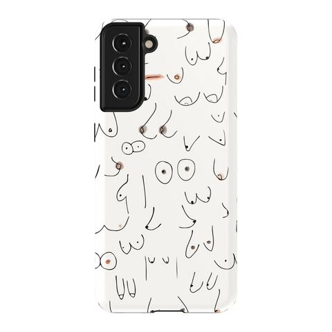 I'm With Her | Black & White Boobs Case