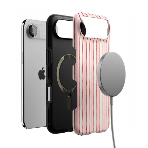Pretty in Pastel | Blush Stripes Case