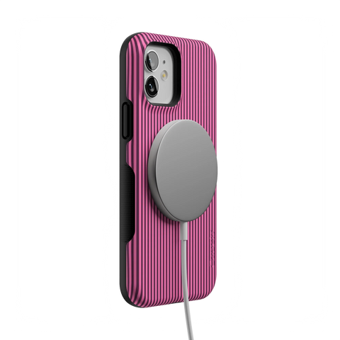 Stripes and the City | Pink & Purple Pinstripe Case