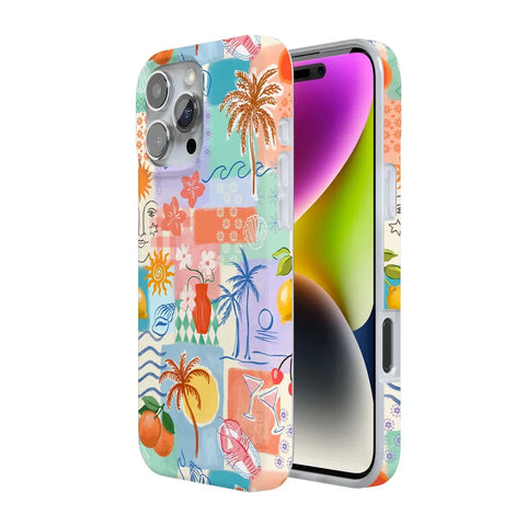 Tropical Heat | Beachy Collage Case