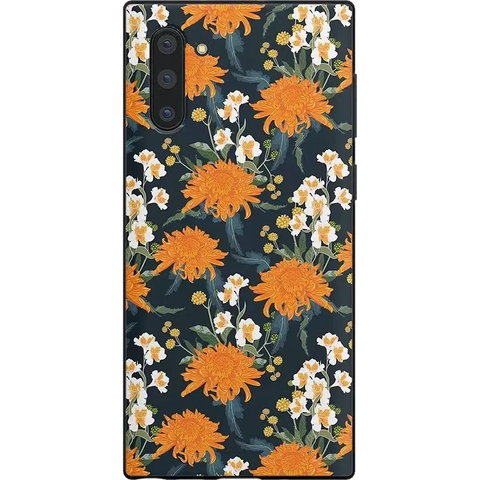 Off Tropic Floral | Exotic Orange Flower Samsung Case