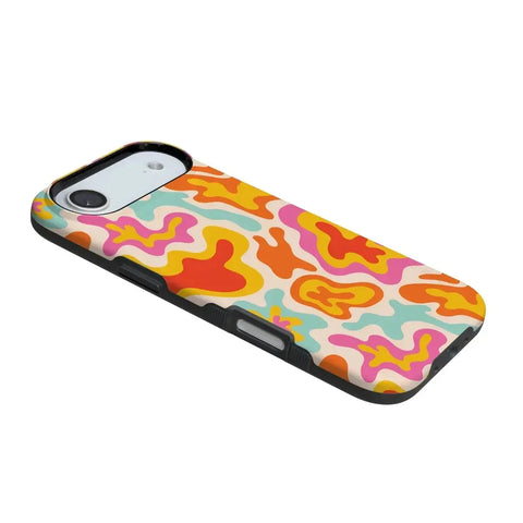 Tropical Color Splash | Abstract Retro Case