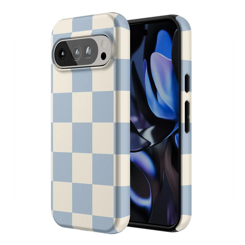 Fit Check | Light Blue Checkerboard Case