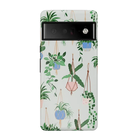 Hanging Around | Potted Plants Floral Google Pixel Case