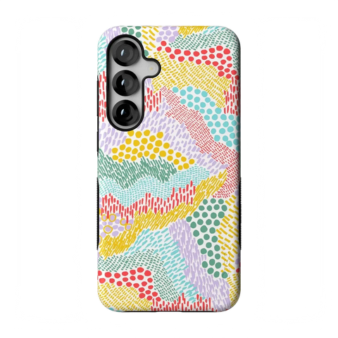 Color Me Happy | Pattern Colorblock Case