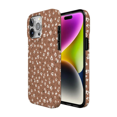 Mocha Meadow | Tiny Flowers Case