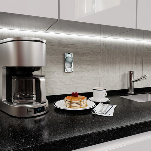 Grippy | Taupe Silicone Suction Phone Mount with MagSafe