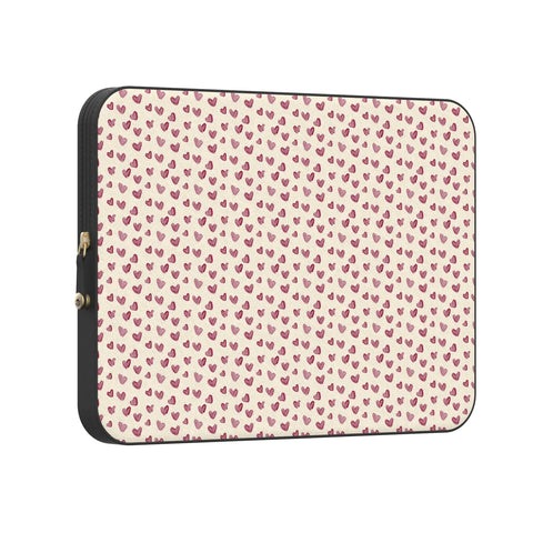 Lovebug | Mauve Hearts Laptop Case